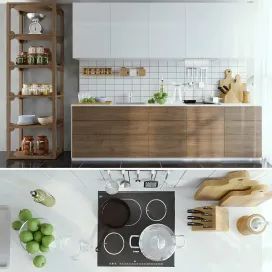 Ikea vokstorp with decor